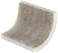 Мозаика Ezarri Cove Sarsen Safe стекло 3х5х3 см матовая, антислип чип 50х50 мм, серый