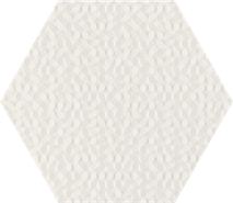 Настенная плитка Noisy Whisper White STR Paradyz Ceramika 17.1x19.8 рельефная (структурированная) керамическая CPNO0005