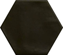 Настенная плитка Hope Hex Nero Graphito Glossy 15x17.3 глянцевая керамическая