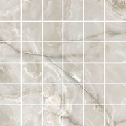 Мозаика Onyx and More Silver Onyx Satin Mos. 30х30 см керамогранит Casa Dolce Casa сатинированная чип 50х50 мм, серый 767648