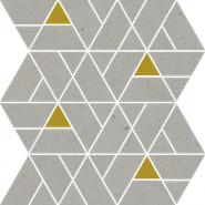 Мозаика Italon Avantgarde Silver Mosaico Luxor керамогранит 30.7х30.9 см матовая желтый, серый 620110000240