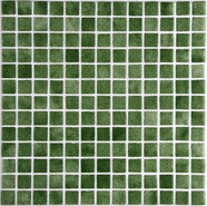 Мозаика Ezarri 2585-B стекло 31.3х49.5 см глянцевая чип 25х25 мм, зеленый
