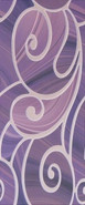 Декор Arabeski Purple Decor 01 керамический