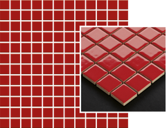 Мозаика Altea Rosa Mozaika Prasowana керамика 29.8х29.8 см гладкая, блестящая, глазурованная чип 2.3x2.3 мм, красный 5900144058750
