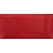 Настенная плитка Mugat Rojo 10x20 глянцевая керамическая