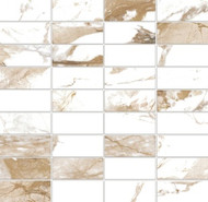 Мозаика Wild Chic Белый 30x30 керамика глянцевая, бежевый, белый 16678