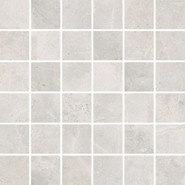 Мозаика Mosaic Masterstone White Poler 29.7x29.7 керамогранит полированная, белый, серый