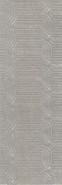 Декор OP/B201/12137R Безана Серый Обрезной 25x75 Kerama Marazzi матовый керамический