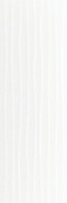 Настенная плитка Blanco Brillo Wellen Baldocer 30x90 глянцевая керамическая