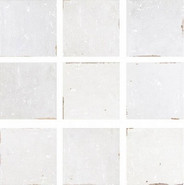 Настенная плитка Mestizaje Zellige Decor White 12,5x12,5 глянцевая керамическая