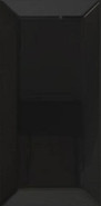 Настенная плитка Biselado Classic Black Br 7.5x15 глянцевая керамическая
