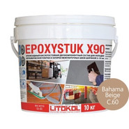 Затирка для плитки эпоксидная Litokol Epoxystuk X90 C.60 багама бежевый 10 кг 479340003