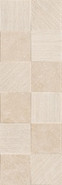 Настенная плитка Eterna Arena Struttura Quadro 3D 30x90 Rett. Marazzi Ragno 3d, матовая керамическая R8HV