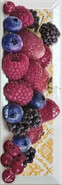 Декор Tutti Frutti 10x30 Di Bosco глянцевый керамический