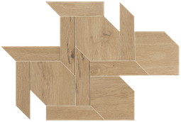 Мозаика Roots Honey Vintage Mosaico 40,5x48,5 керамогранит матовая, бежевый 36925