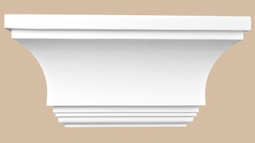 Капитель к пилястре 92824-3 Decomaster (515х160х250 мм)
