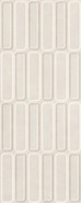Настенная плитка Alure Oval Ivory 30х75 Cifre матовая, рельефная (структурированная) керамическая 78803455