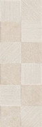 Настенная плитка R8HU Eterna Blanco Struttura Quadro 3D Rett. 30x90 матовая керамическая