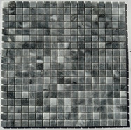 Мозаика PIX 334 Ice Grey, мрамор 30.5х30.5 см Pixmosaic полированная чип 15х15 мм, серый