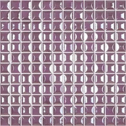 Мозаика Edna Purple Пурпурный (на сетке) 2.5x2.5 стекло 31.7х31.7
