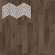 Паркетная доска Lab Arte Chevron Дуб Селект Кайт лак французская елка 400/348х90х14/3/60°