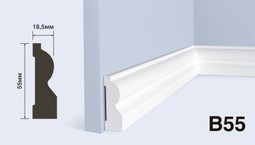 Плинтус Hiwood B55