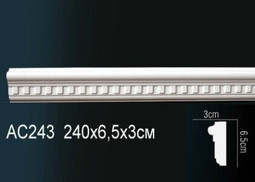 Молдинг AC243 (40) с рисунком Перфект полиуретан
