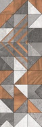 Настенная плитка Kioto Triangle WT93KIT55 30х90 Delacora глянцевая керамическая