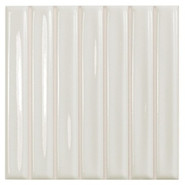 Керамогранит Sb White Gloss 11,6x11,6 Wow глянцевый, рельефный (рустикальный) настенный 130050
