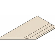 Керамогранит Fossil Pure Bordo 30x120 Svasato Round Sx Italon x2 матовый, структурированный бортик закругленный с выемкой левый 620090001422