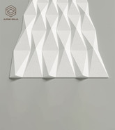 Стеновая декоративная панель Geometrium ECOGR0208W Alpine Walls под покраску 1200х600х25 мм