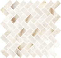 Мозаика Stellaris Crystal Pure Mosaico Cross керамогранит 29.7х31.5 см Italon матовая, бежевый 620110000214