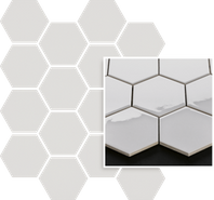 Мозаика Uniwersalna Mozaika Prasowana Grys Paradyz Hexagon керамика 22х25.5 см гладкая серый 5900144091900