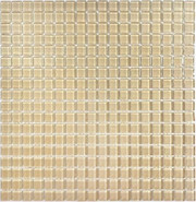 Мозаика Orro Mosaic Geologie 132 стекло 30х30 см глянцевая чип 15х15 мм, бежевый