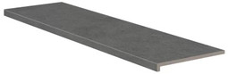 Ступень фронтальная Essenza Rect С-3 Grafite 33х120 клинкер матовая Exagres 00000041504