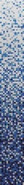 Мозаика Navy (m) 20x20 стекло 32.7x261.7