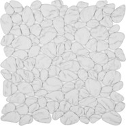 Мозаика AGPBL-WHITE стекло 28.5х28.5 см матовая, белый