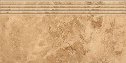Ступень фронтальная K-4002/SR/st01/294x600x9 керамогранит структурированная Kerranova Shakespeare
