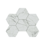 Мозаика MN01 Hexagon 25x28.5 полированная керамогранитная