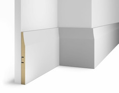 Cosca Плинтус AP25 с пазом 2400х184x16 под покраску мдф