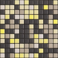 Мозаика Mix Standard Energy 1 керамика 30х30 см Appiani матовая чип 25х25 мм, бежевый, желтый, коричневый XENE 701