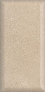 Настенная плитка 19020 Золотой Пляж Тёмный Беж Грань 9.9x20 Kerama Marazzi матовая керамическая