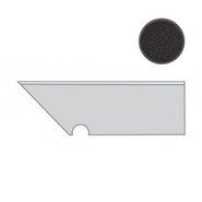 Плинтус Blaze Iron Battiscopa Sag.Sx (A0IY) 7,2x30 матовый керамогранит