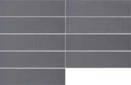 Декор Gradient Decor Black Matt (109163) 7,5х30 Wow матовый керамический