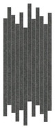 Мозаика Boost Mineral Tarmac Brick 30x60 керамогранит матовая, черный AIG3