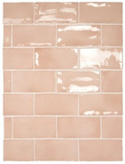 Настенная плитка 26904 Manacor Blush Pink 7,5х15 см Equipe глянцевая керамическая