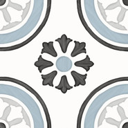 Керамогранит Tanger Blue Dhalia 12,3x12,3 Peronda матовый универсальный