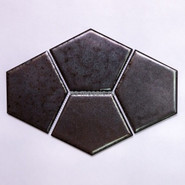 Мозаика R-307 керамика 15.1х30.6 см глянцевая чип 110х145 мм, коричневый