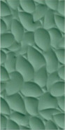 Настенная плитка Leaf Green matt 30x60 рельефная керамическая