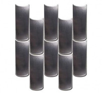 Настенная плитка Tear Steel (118223) 10х25 Wow глянцевая керамическая